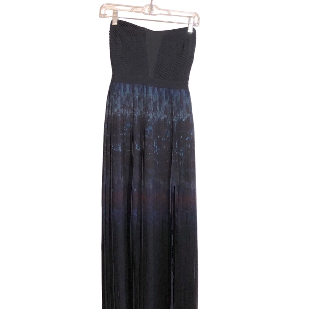 Silence & Noise Pleated Corset Maxi Dress 12 Days of Dresses Size XS